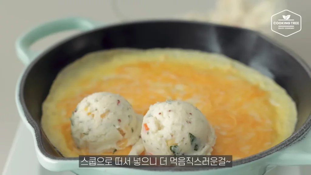 Cheese Potato Omelette