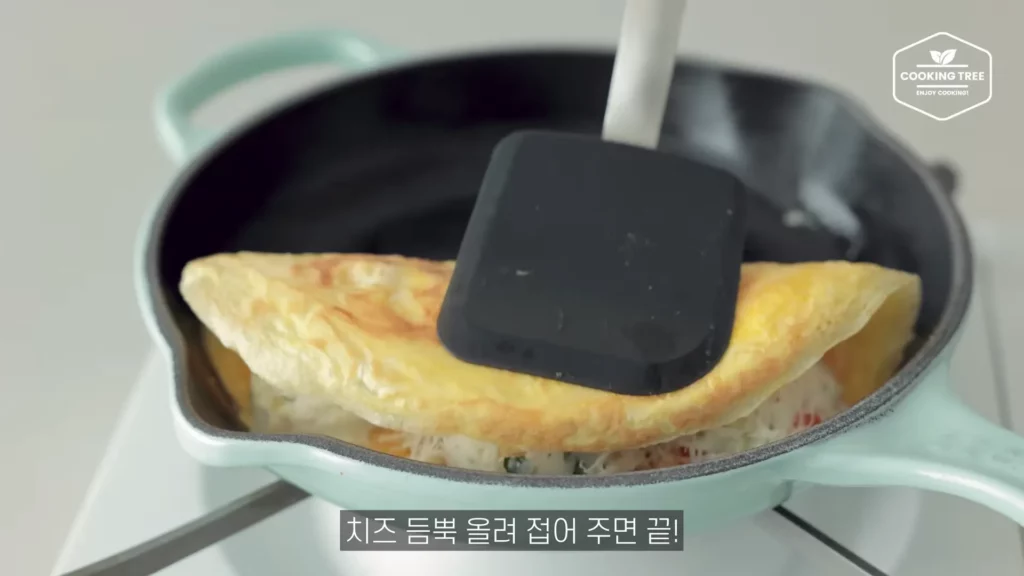 Cheese Potato Omelette