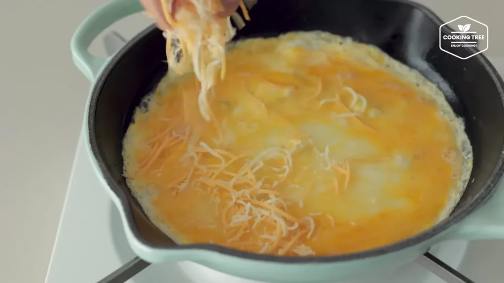 Cheese Potato Omelette