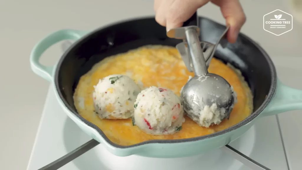 Cheese Potato Omelette