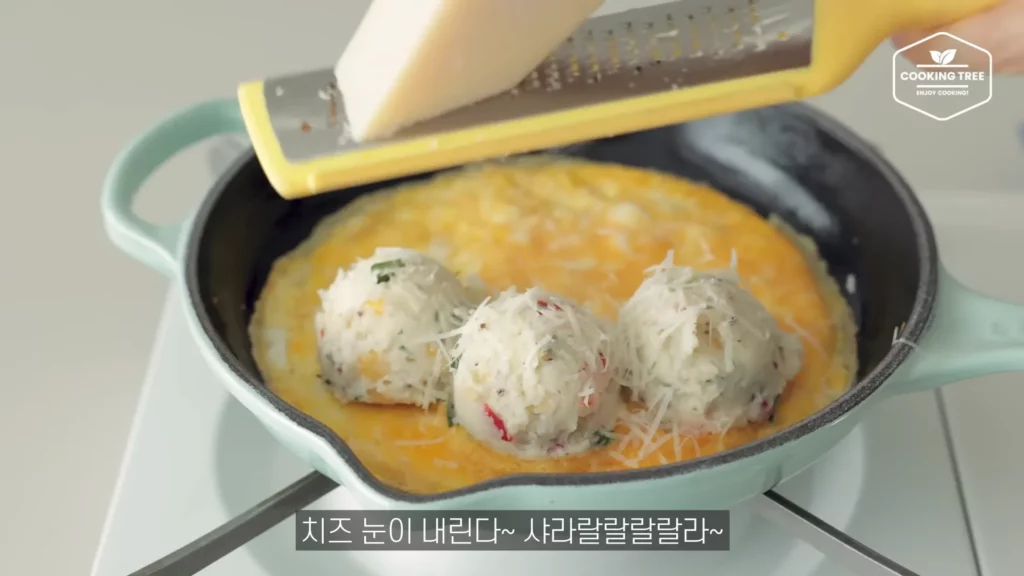 Cheese Potato Omelette
