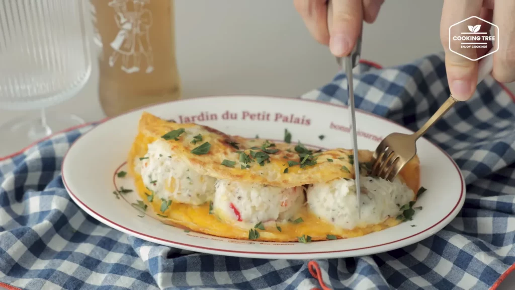 Cheese Potato Omelette