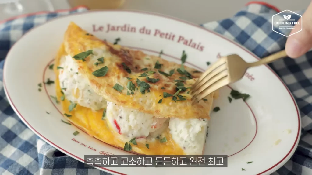 Cheese Potato Omelette