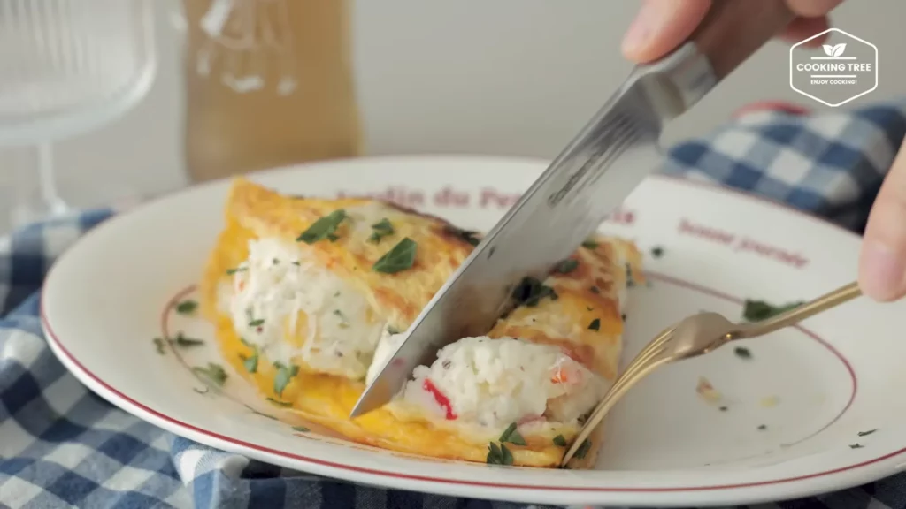 Cheese Potato Omelette