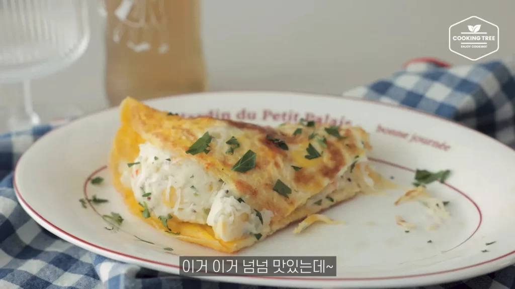 Cheese Potato Omelette