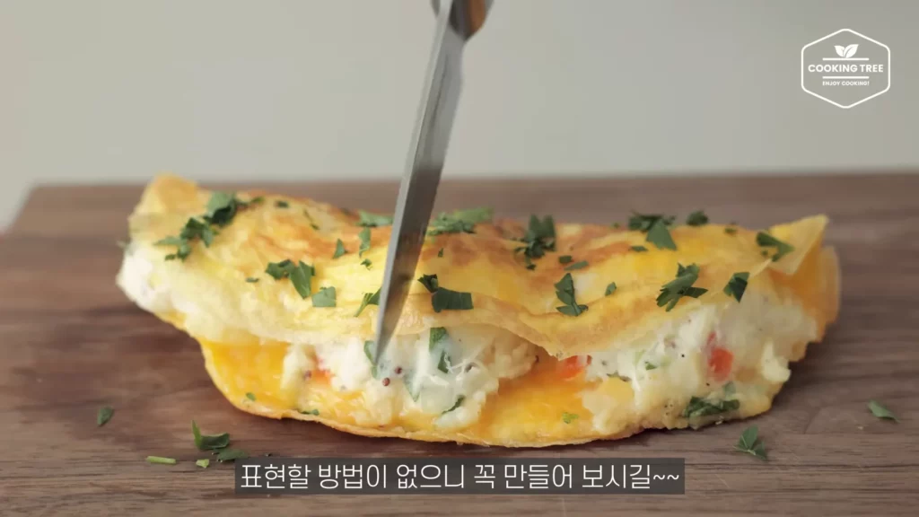Cheese Potato Omelette