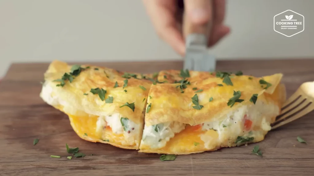 Cheese Potato Omelette