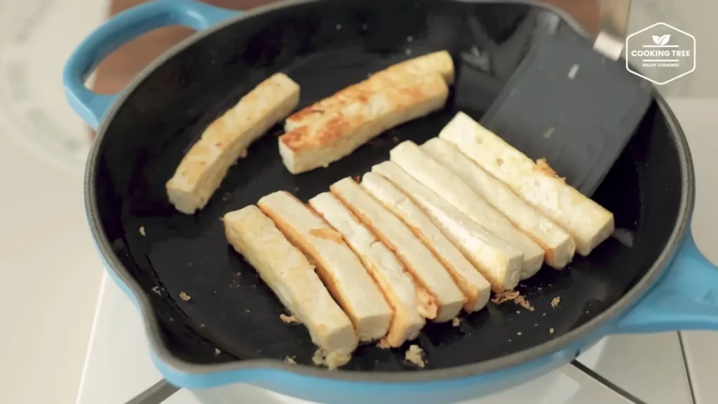 Fried Tofu Stuffed with Tofu