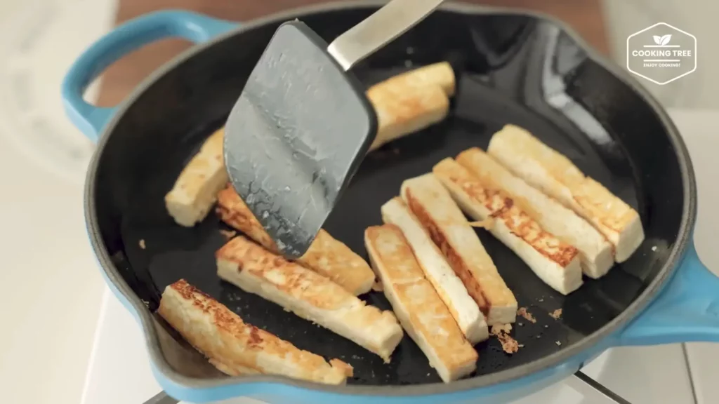 Fried Tofu Stuffed with Tofu