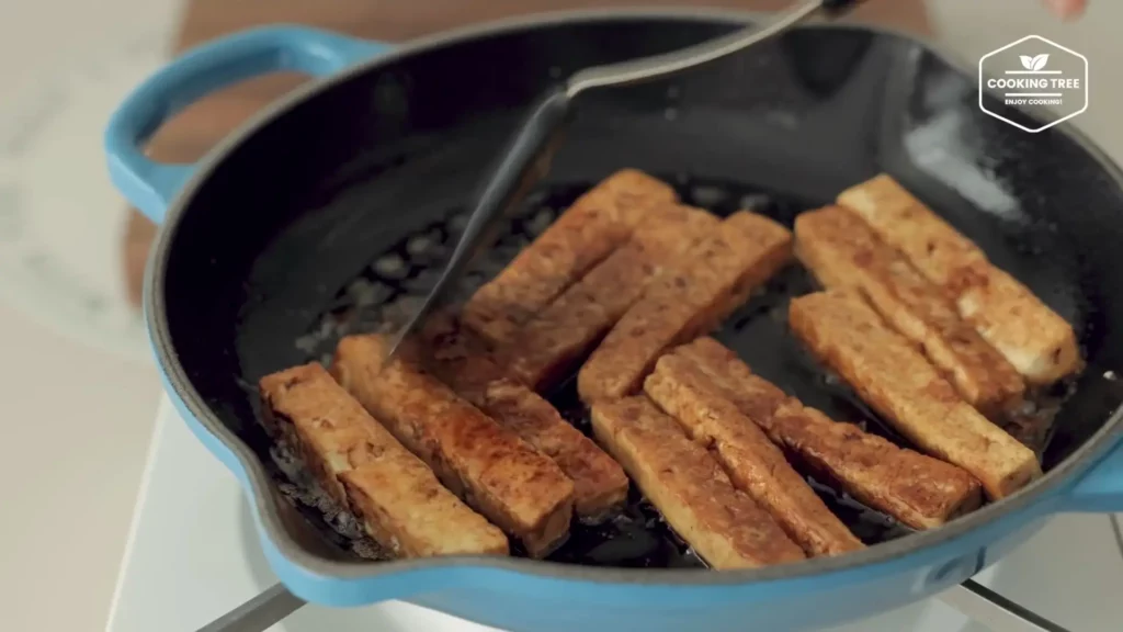 Fried Tofu Stuffed with Tofu