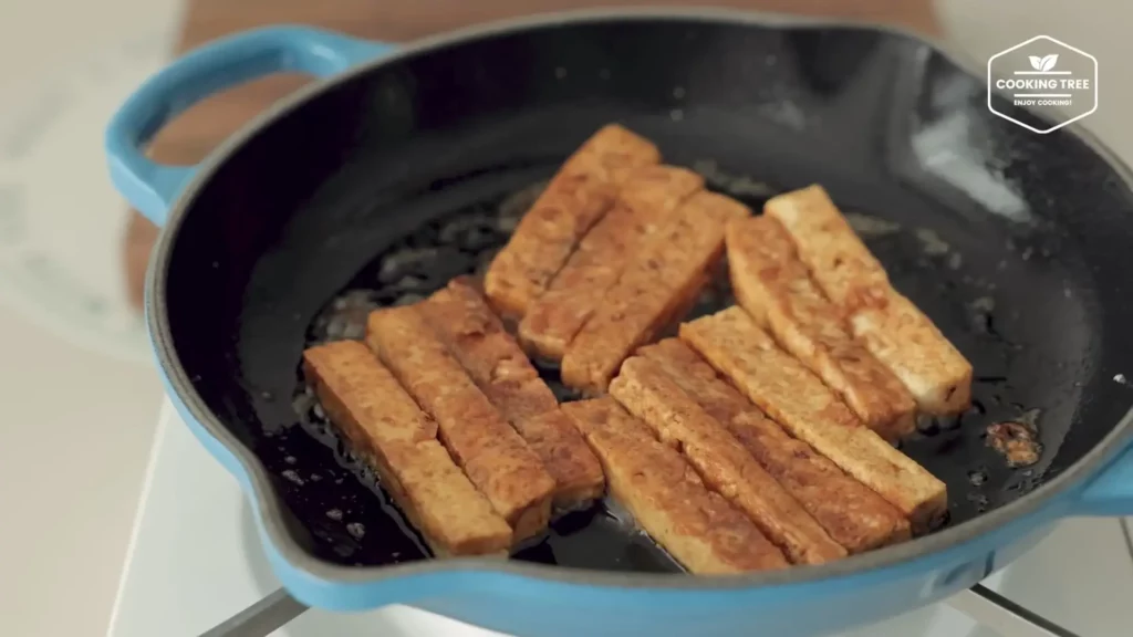 Fried Tofu Stuffed with Tofu