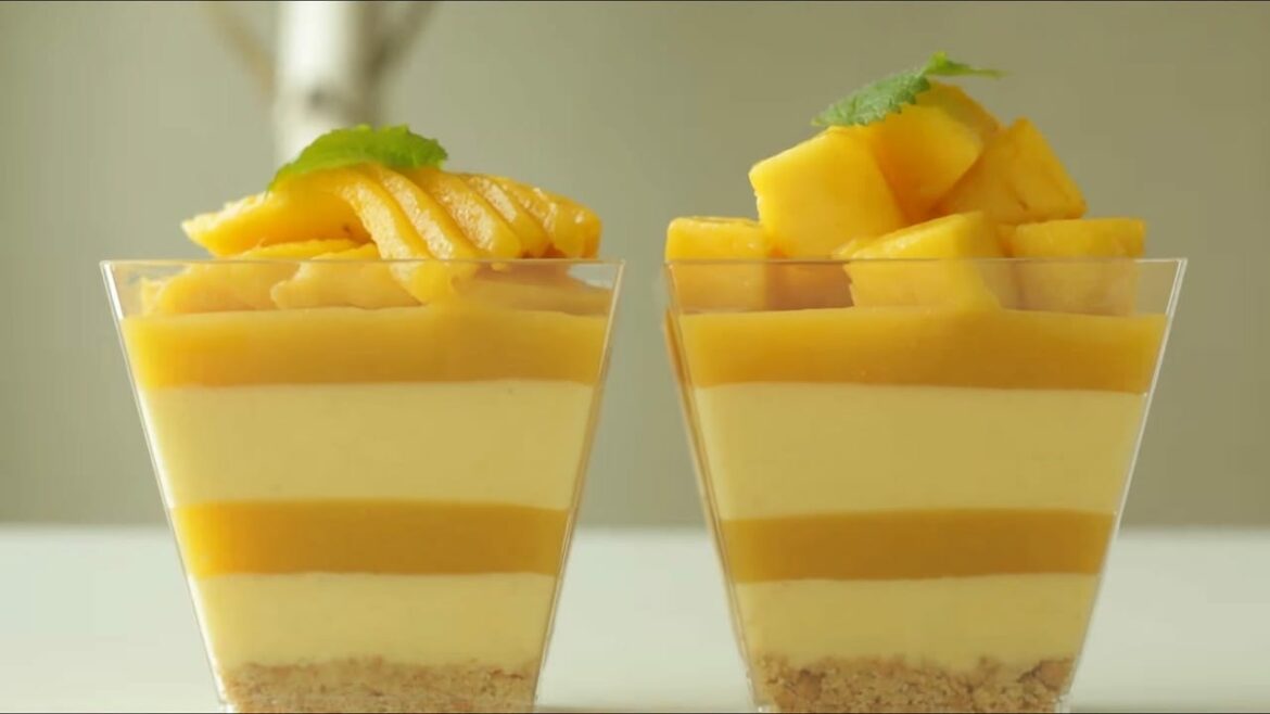 Mango mousse cake with Cream cheese Cooking tree