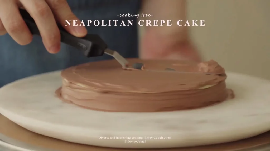 Neapolitan Chocolate Strawberry Vanilla Crepe Cake Cooking tree