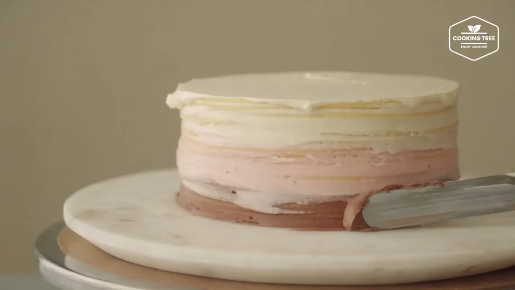 Neapolitan Chocolate Strawberry Vanilla Crepe Cake Cooking tree