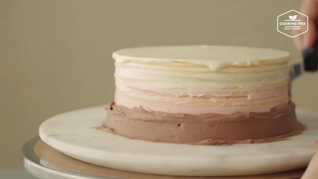 Neapolitan Chocolate Strawberry Vanilla Crepe Cake Cooking tree