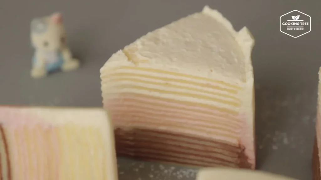 Neapolitan Chocolate Strawberry Vanilla Crepe Cake Cooking tree