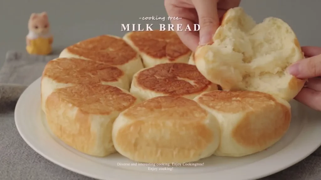 No Oven Fry Pan Milk Bread Dinner Rolls Recipe Cooking tree