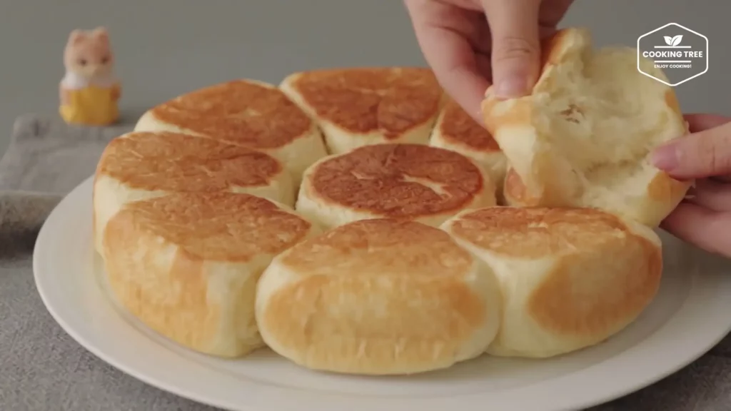 No Oven Fry Pan Milk Bread Dinner Rolls Recipe Cooking tree