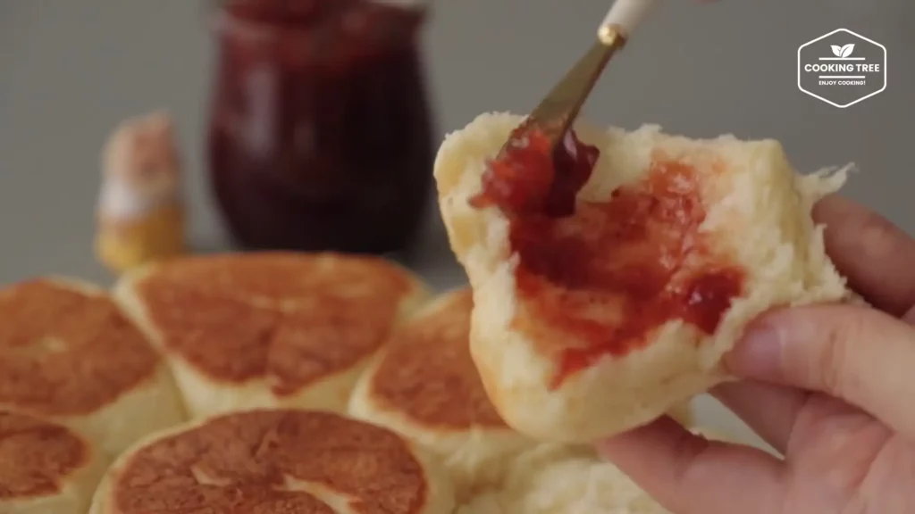 No Oven Fry Pan Milk Bread Dinner Rolls Recipe Cooking tree