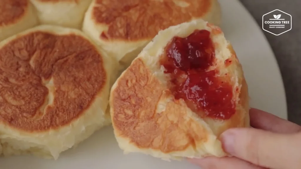 No Oven Fry Pan Milk Bread Dinner Rolls Recipe Cooking tree