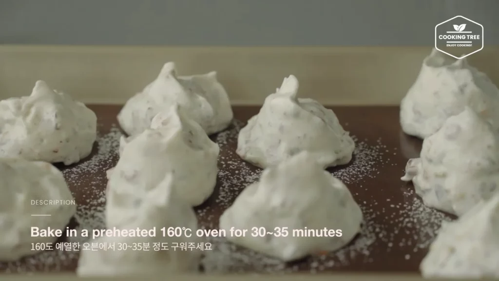 Nuts Meringue Cookies Recipe Cooking tree