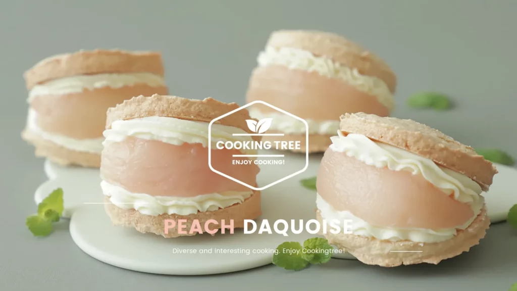 Peach Daquoise Recipe Cooking tree