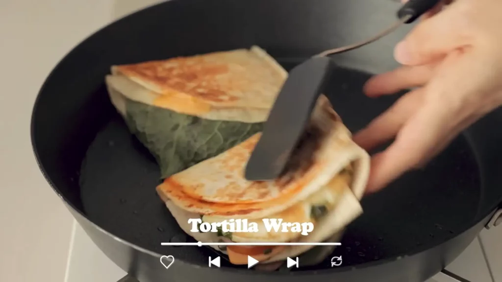 QuickEasy Breakfast Tortilla Wrap Sandwich Cooking tree