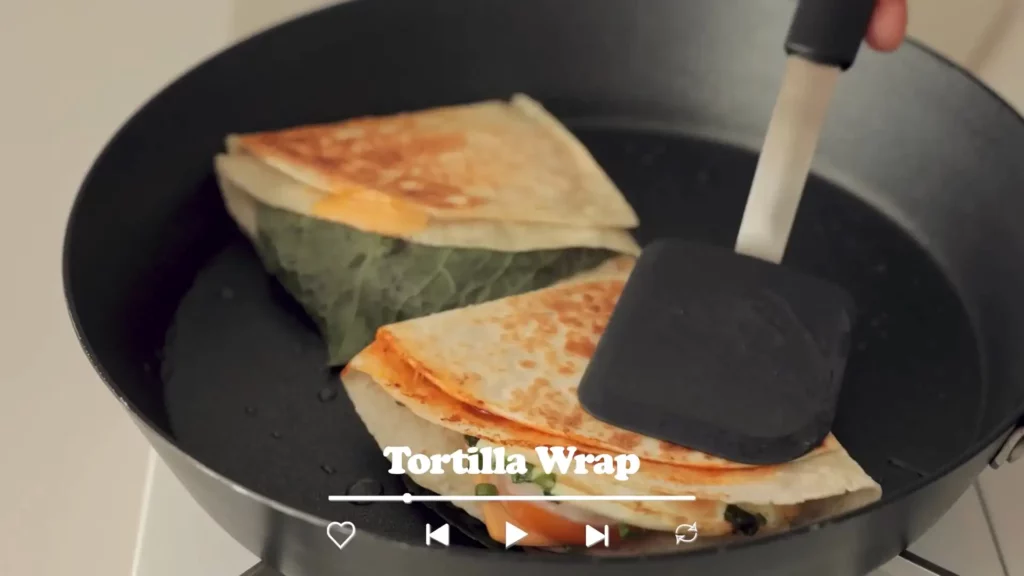 QuickEasy Breakfast Tortilla Wrap Sandwich Cooking tree