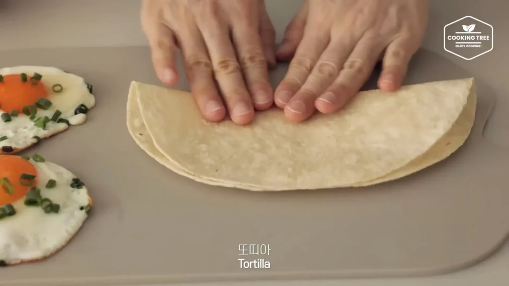 QuickEasy Breakfast Tortilla Wrap Sandwich Cooking tree