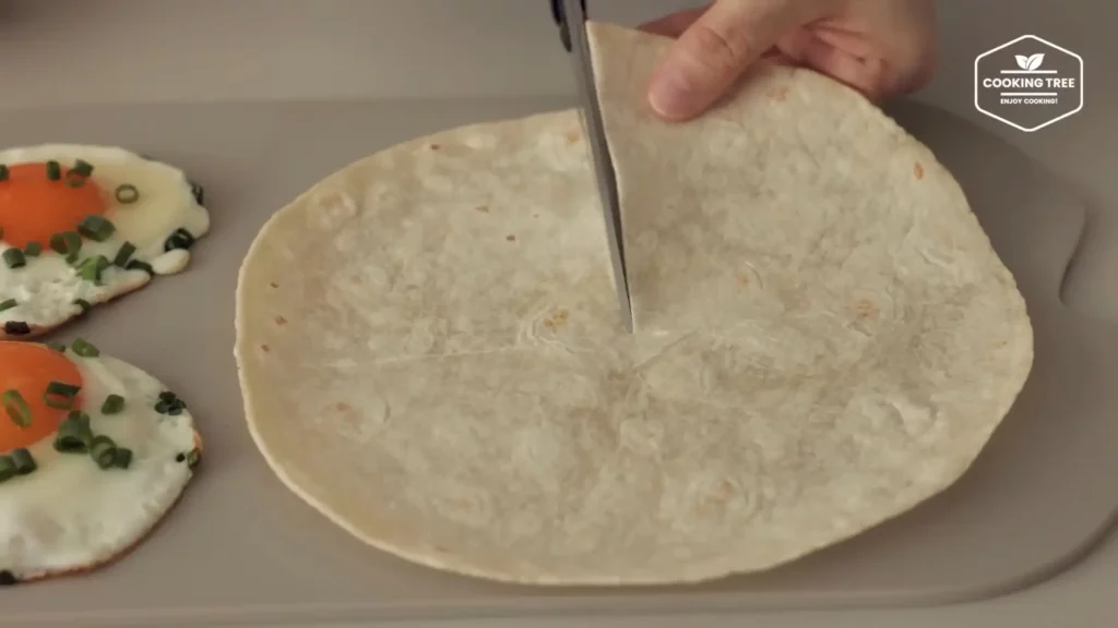 QuickEasy Breakfast Tortilla Wrap Sandwich Cooking tree