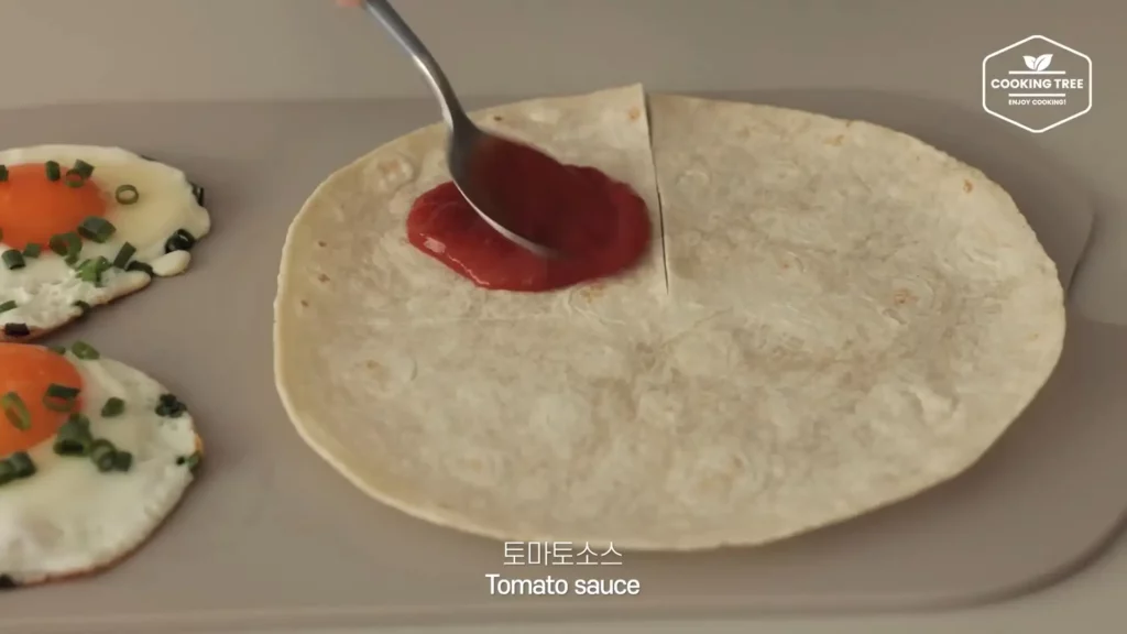 QuickEasy Breakfast Tortilla Wrap Sandwich Cooking tree