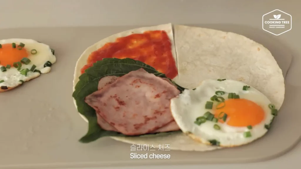 QuickEasy Breakfast Tortilla Wrap Sandwich Cooking tree