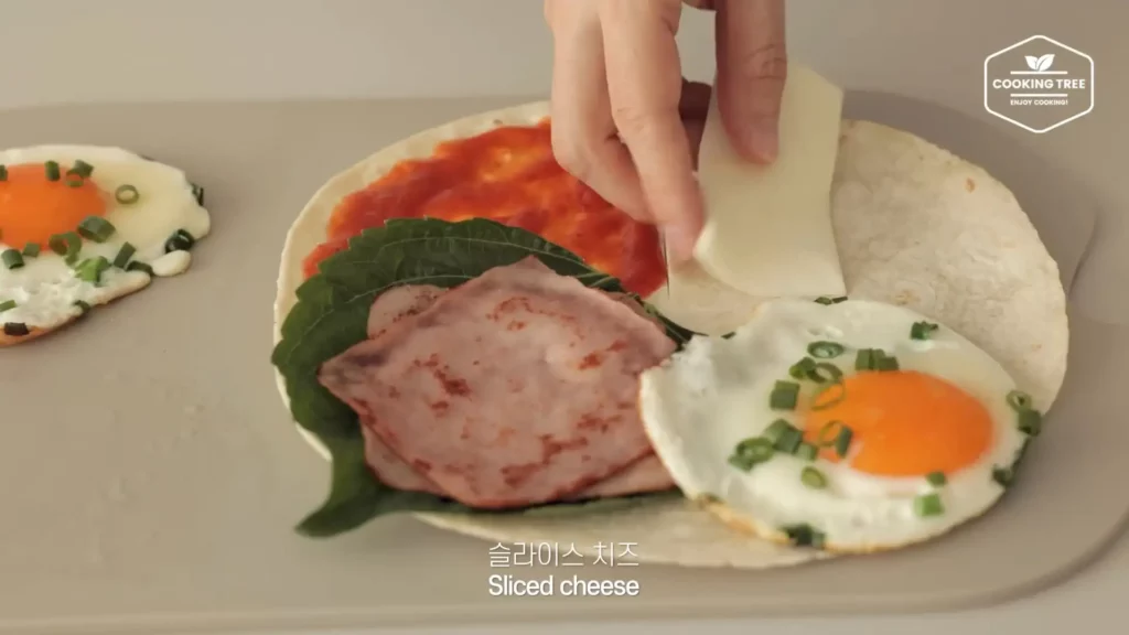 QuickEasy Breakfast Tortilla Wrap Sandwich Cooking tree