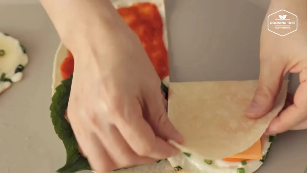 QuickEasy Breakfast Tortilla Wrap Sandwich Cooking tree