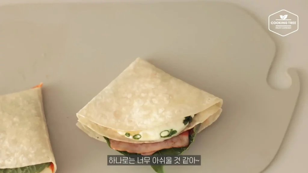 QuickEasy Breakfast Tortilla Wrap Sandwich Cooking tree