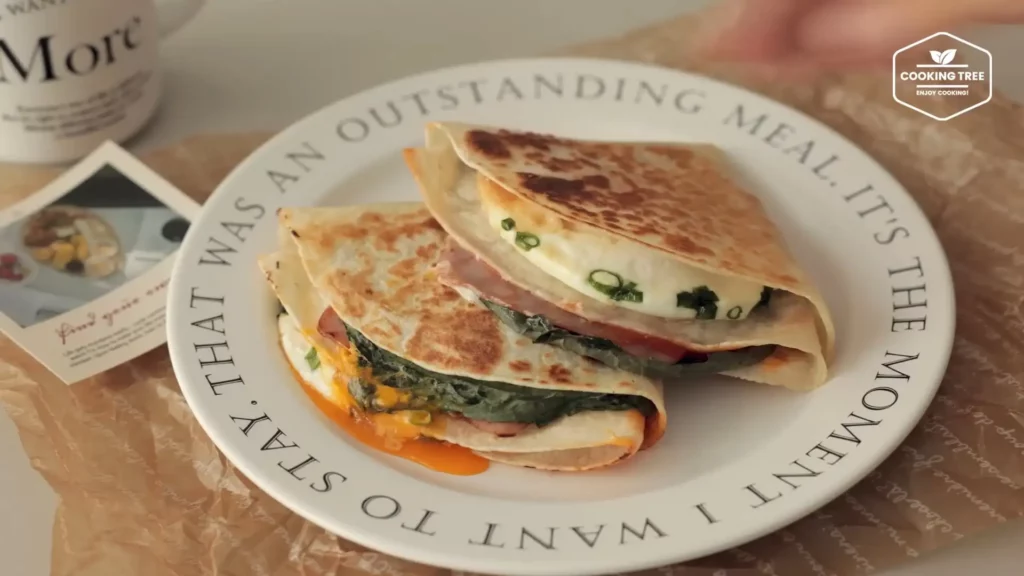 QuickEasy Breakfast Tortilla Wrap Sandwich Cooking tree