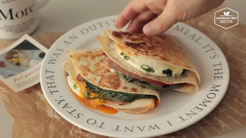 QuickEasy Breakfast Tortilla Wrap Sandwich Cooking tree