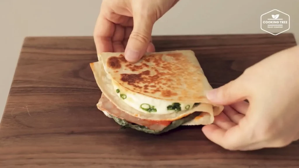 QuickEasy Breakfast Tortilla Wrap Sandwich Cooking tree