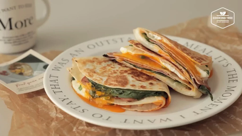 QuickEasy Breakfast Tortilla Wrap Sandwich Cooking tree