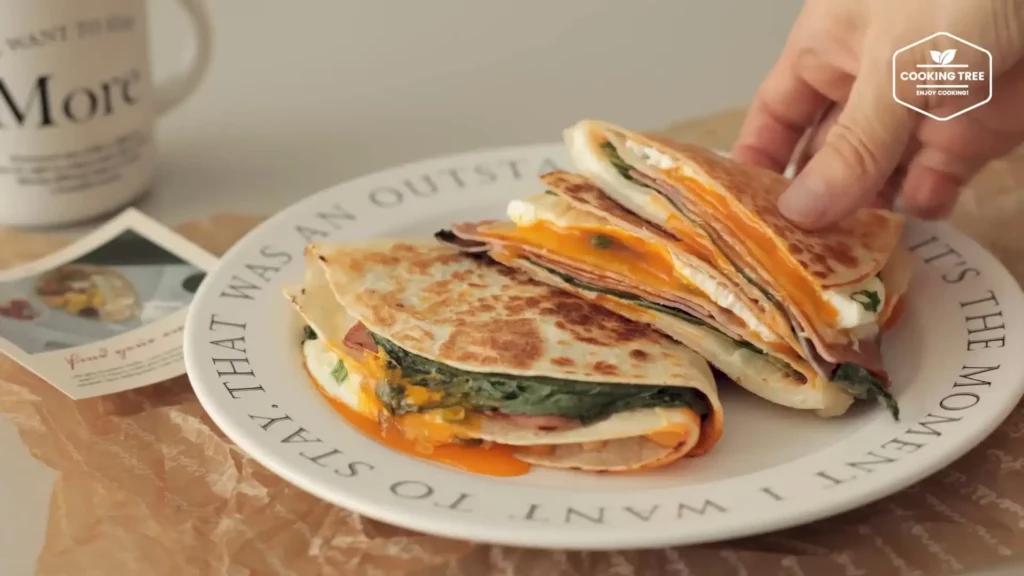 QuickEasy Breakfast Tortilla Wrap Sandwich Cooking tree