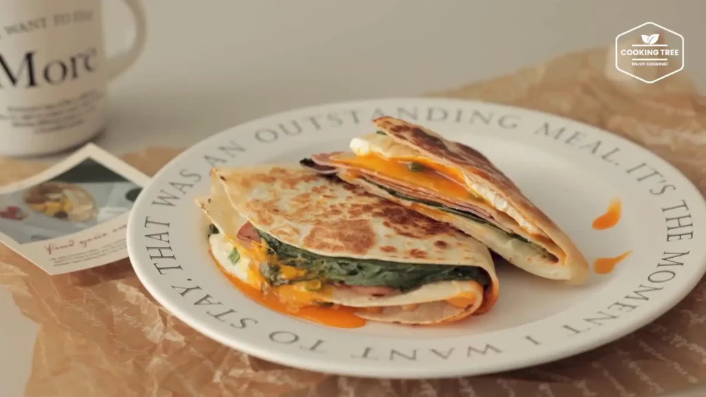 QuickEasy Breakfast Tortilla Wrap Sandwich Cooking tree