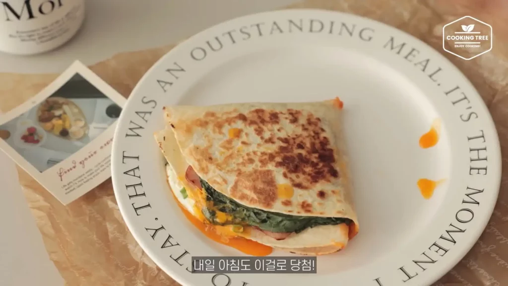 QuickEasy Breakfast Tortilla Wrap Sandwich Cooking tree