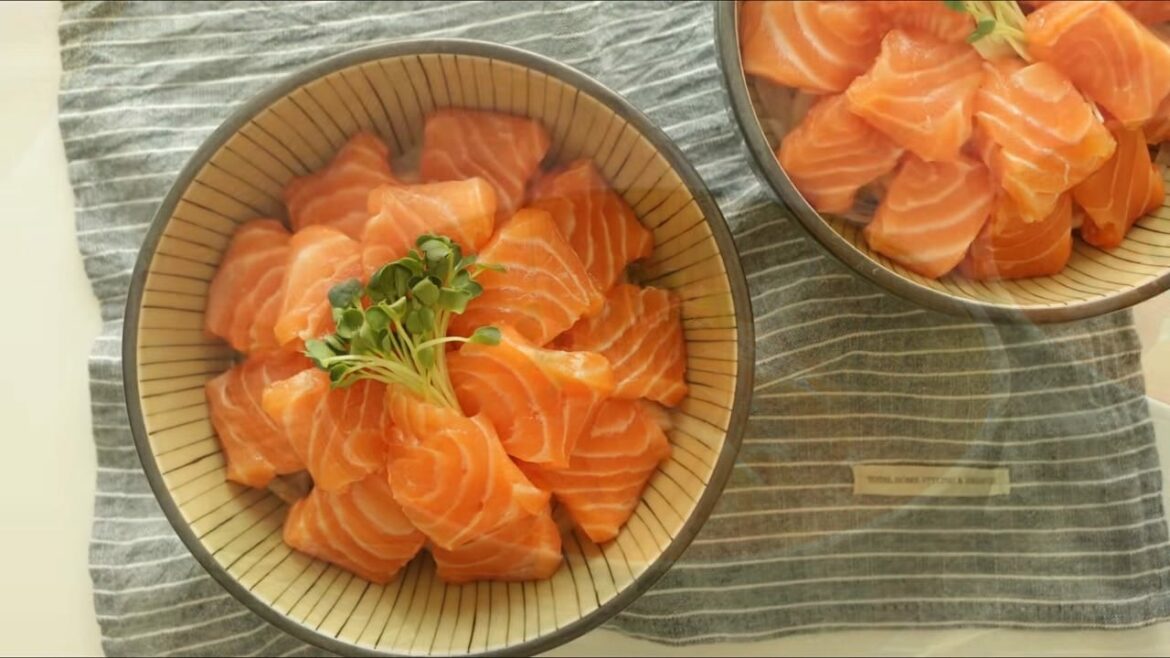 Salmon Donburi Cooking tree