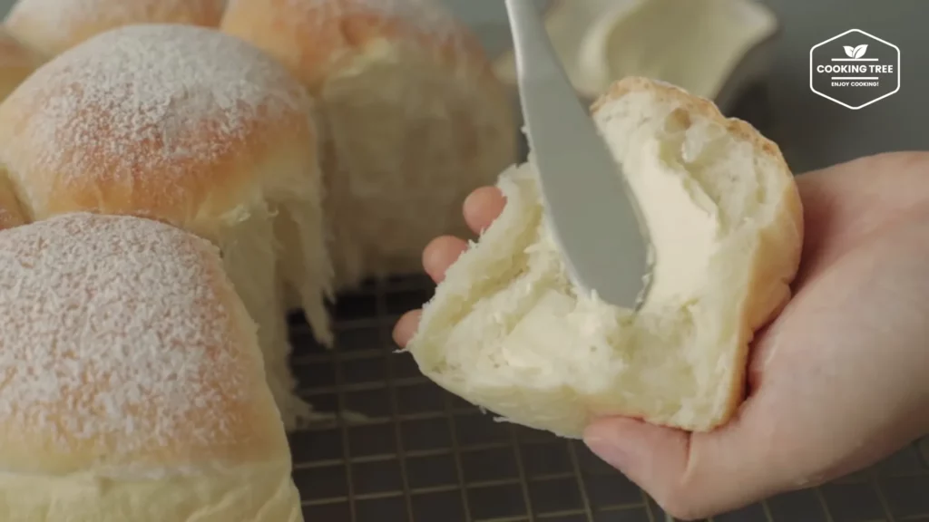Soft and Fluffy Cream cheese Dinner Rolls Milk Bread Recipe Cooking tree