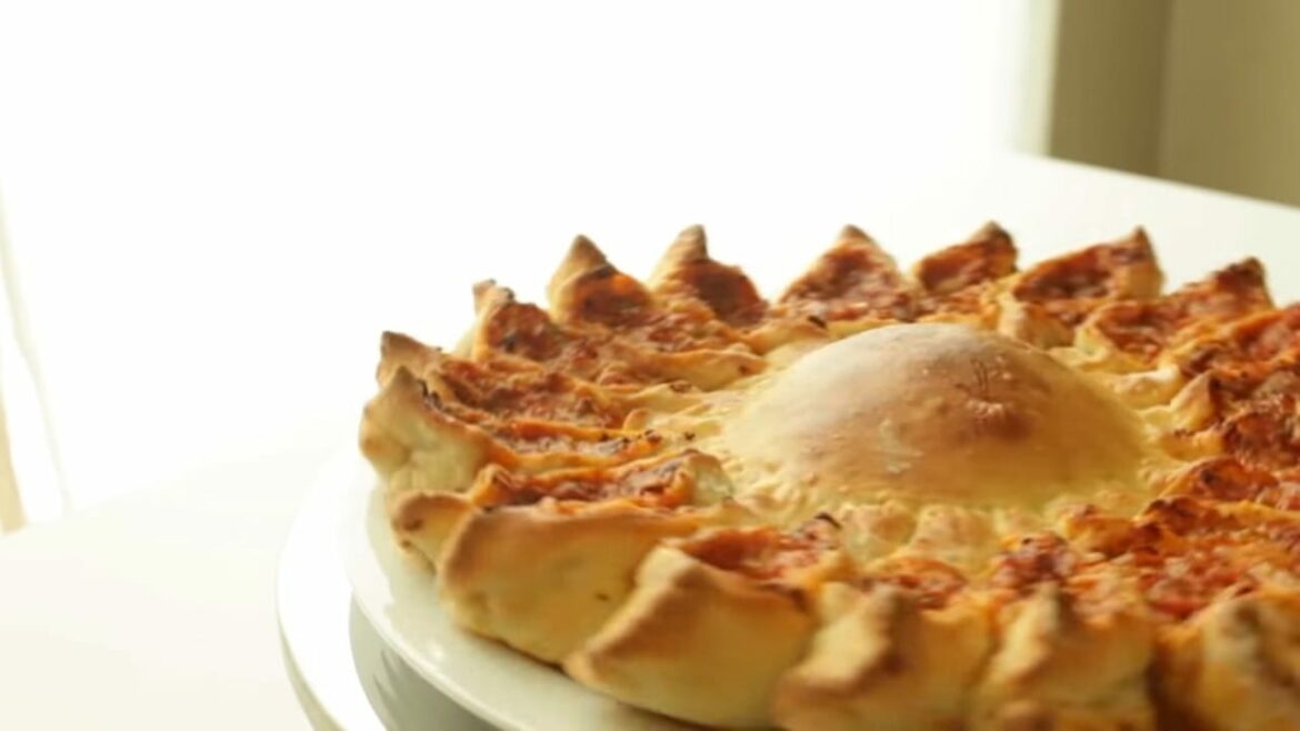 Sunflower Pizza Pizza sonne Cooking tree