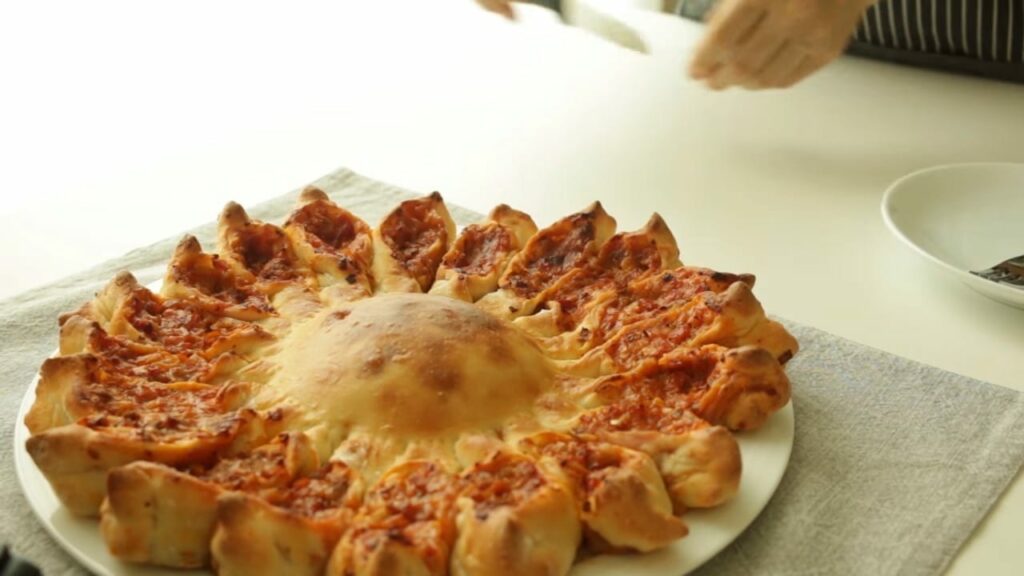 Sunflower Pizza Pizza sonne Cooking tree