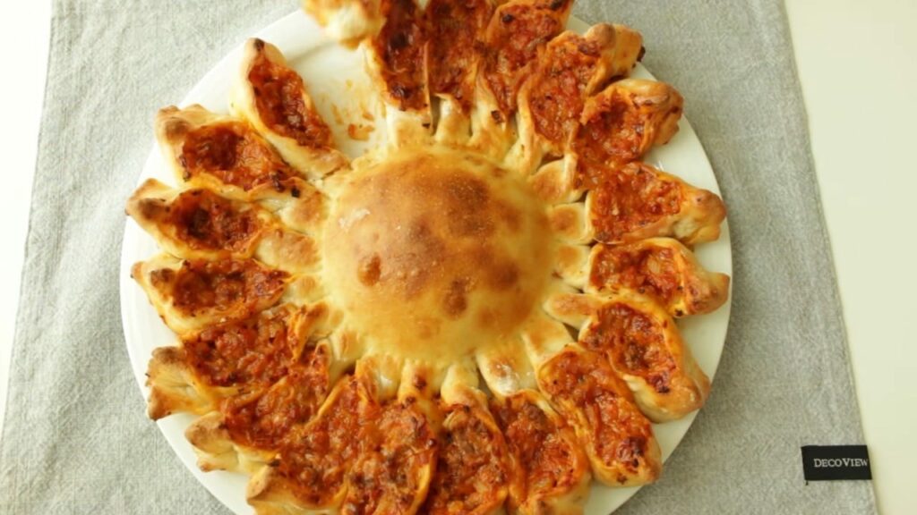 Sunflower Pizza Pizza sonne Cooking tree