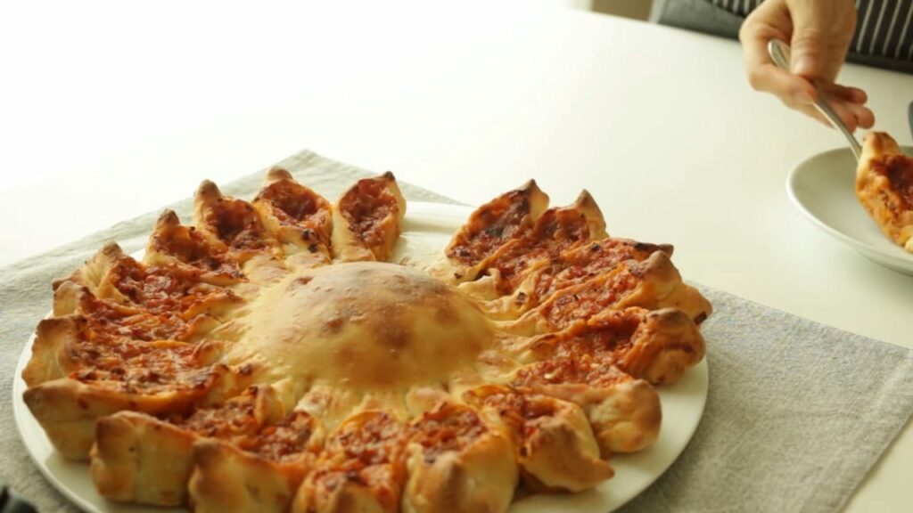 Sunflower Pizza Pizza sonne Cooking tree