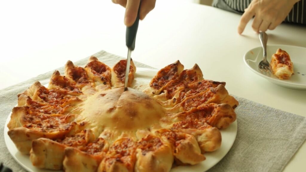 Sunflower Pizza Pizza sonne Cooking tree