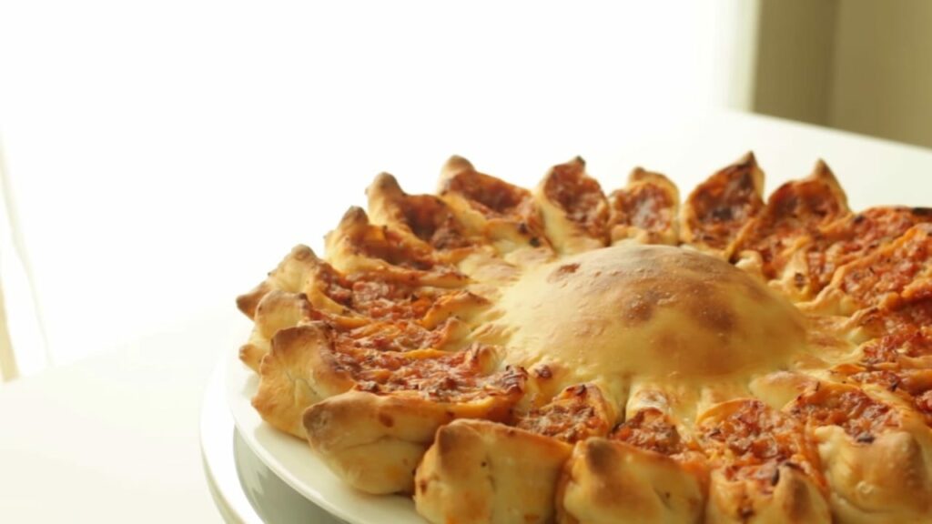 Sunflower Pizza Pizza sonne Cooking tree